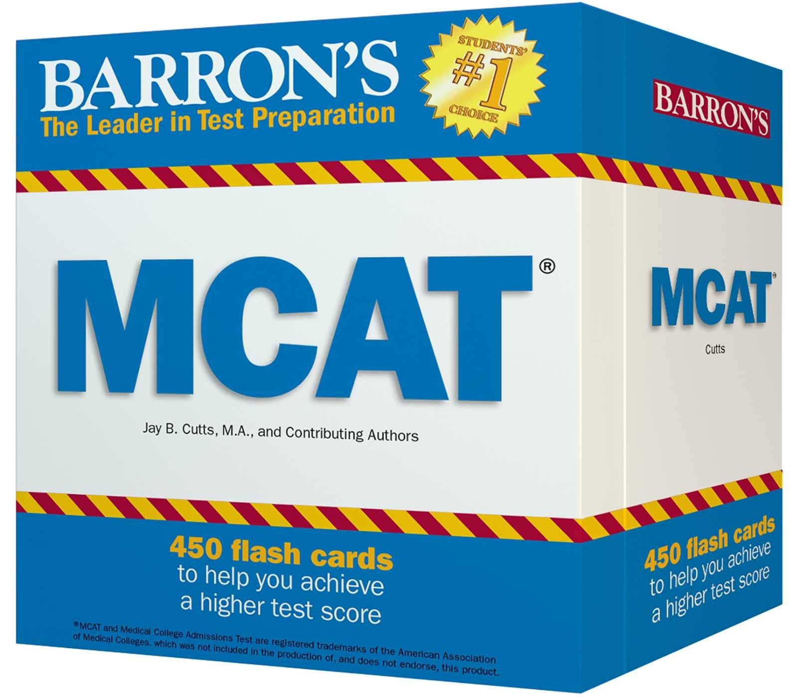 MCAT Flash Cards (Barron's Test Prep),Used