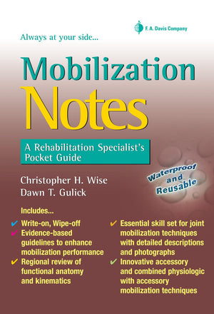 Mobilization Notes: A Rehabilitation Specialist'S Pocket Guide (Davis'S Notes),Used