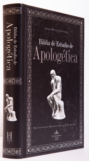 Biblia Rvr 1960 De Estudio De Apologtica, Negro, Tapa Dura  Rvr 1960 Apologetics Study Bible, Black, Hardcover (Spanish Editio,New
