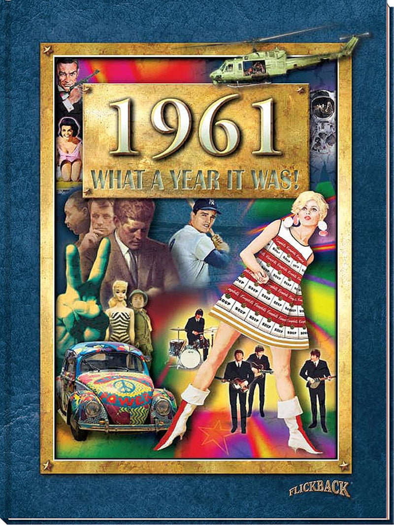 1961 What a Year It Was! 60th Coffee Table Book,Used