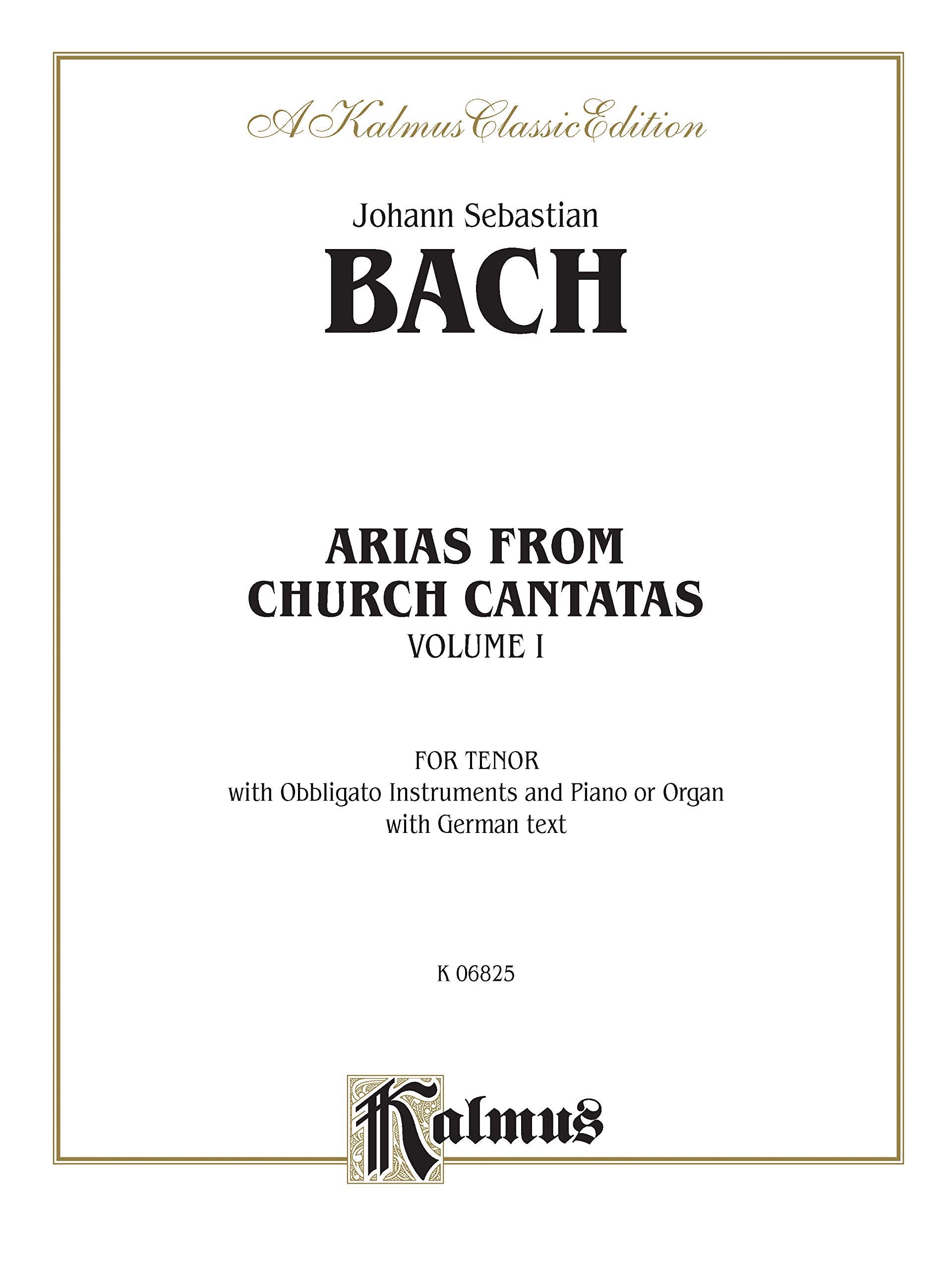 Tenor Arias (12 Arias), Vol 1: German Language Edition (Kalmus Edition, Vol 1) (German Edition),New