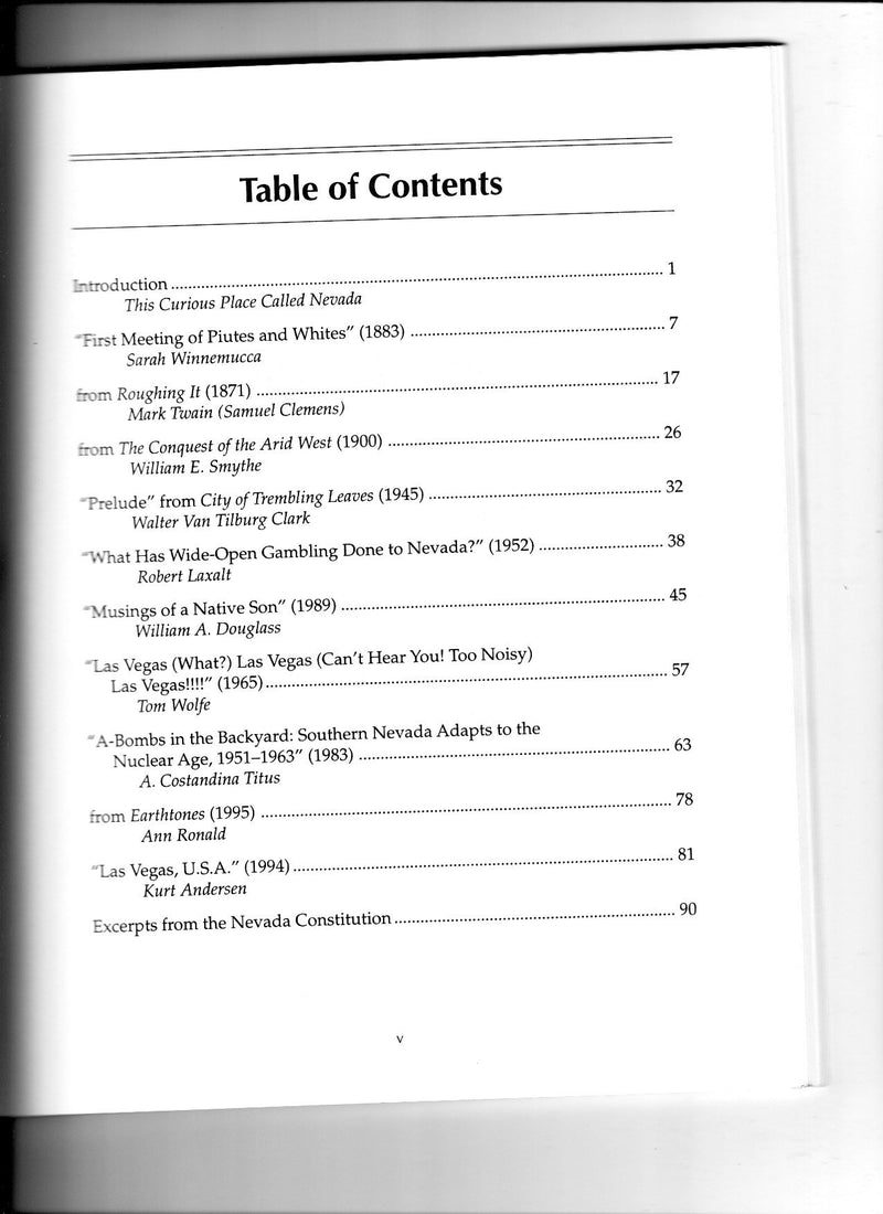 Of Sagebrush and Slot Machines: This Curious Place,Used