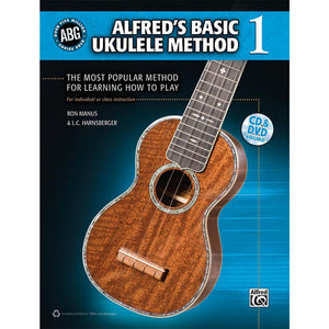 Alfred's Basic Ukulele Method 1: The Most Popular Method for Learning How to Play (Alfred's Basic Ukulele Library),Used