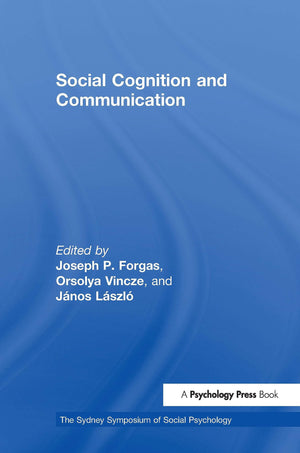 Social Cognition and Communication (Sydney Symposium of Social Psychology),Used