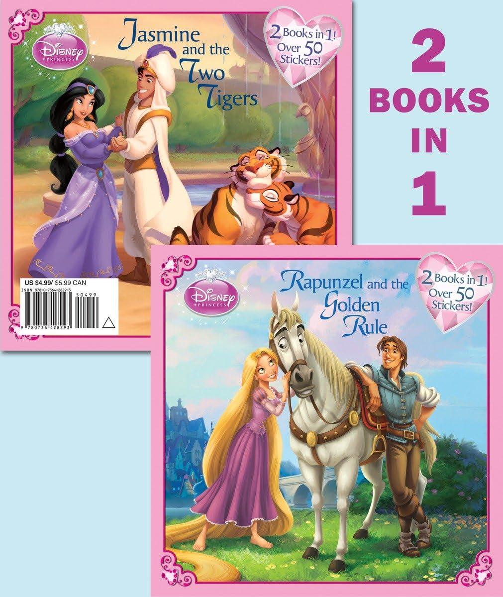 Rapunzel and the Golden Rule/Jasmine and the Two Tigers (Disney Princess) (Pictureback(R)),Used