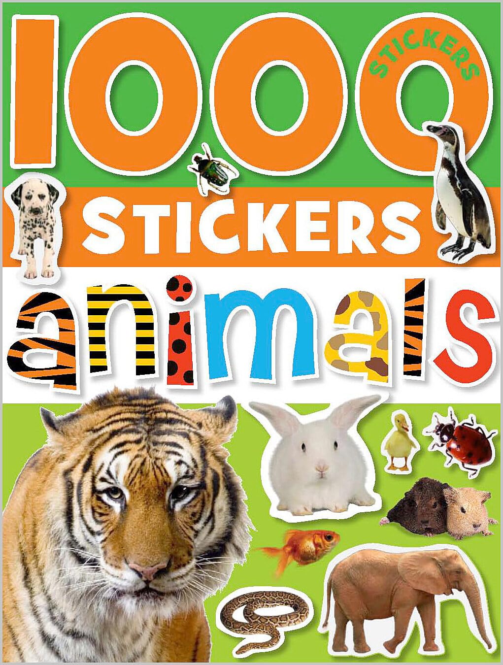 1000 Stickers: Animals,Used