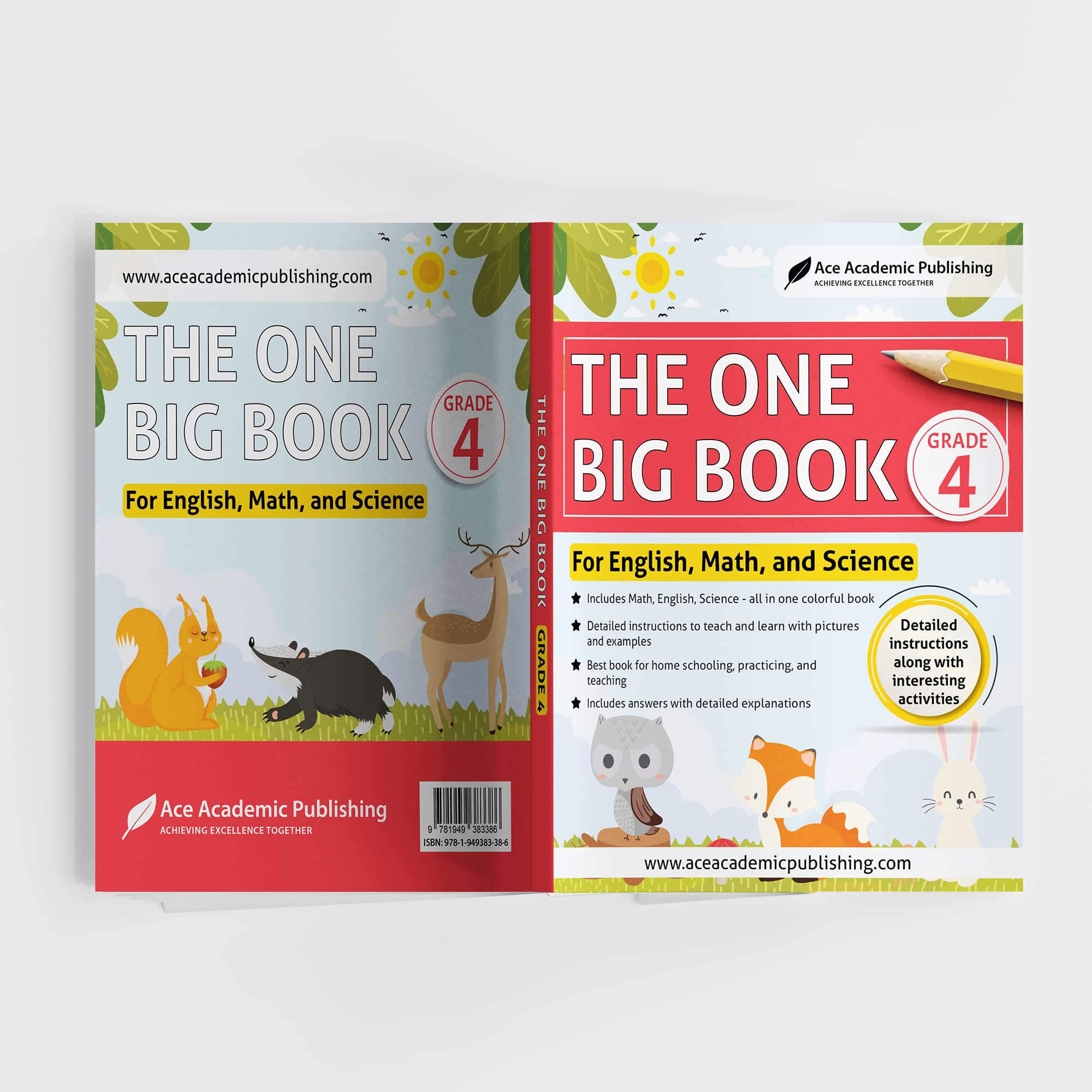 The One Big Book  Grade 4: For English, Math and Science,Used