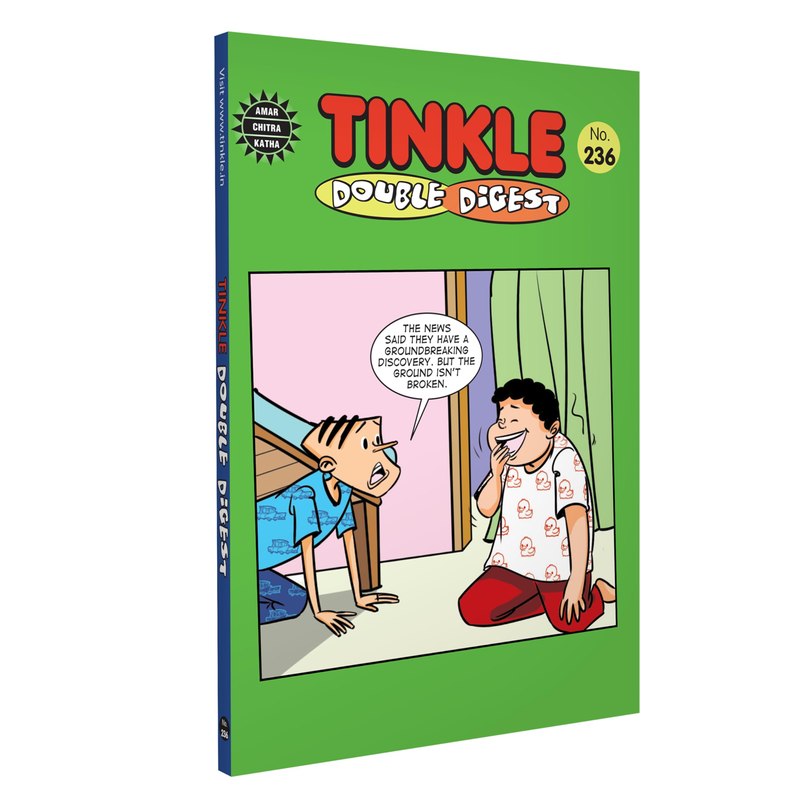 Tinkle Double Digest No. 236 | Fun-Filled Stories & Comics For Kids | Indian Folktales & Adventures | Illustrated Comic Books | Childrens Books | Humor & Life Lessons | Tinkle Comics