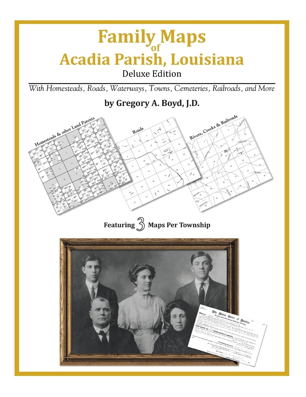Family Maps of Acadia Parish, Louisiana,Used