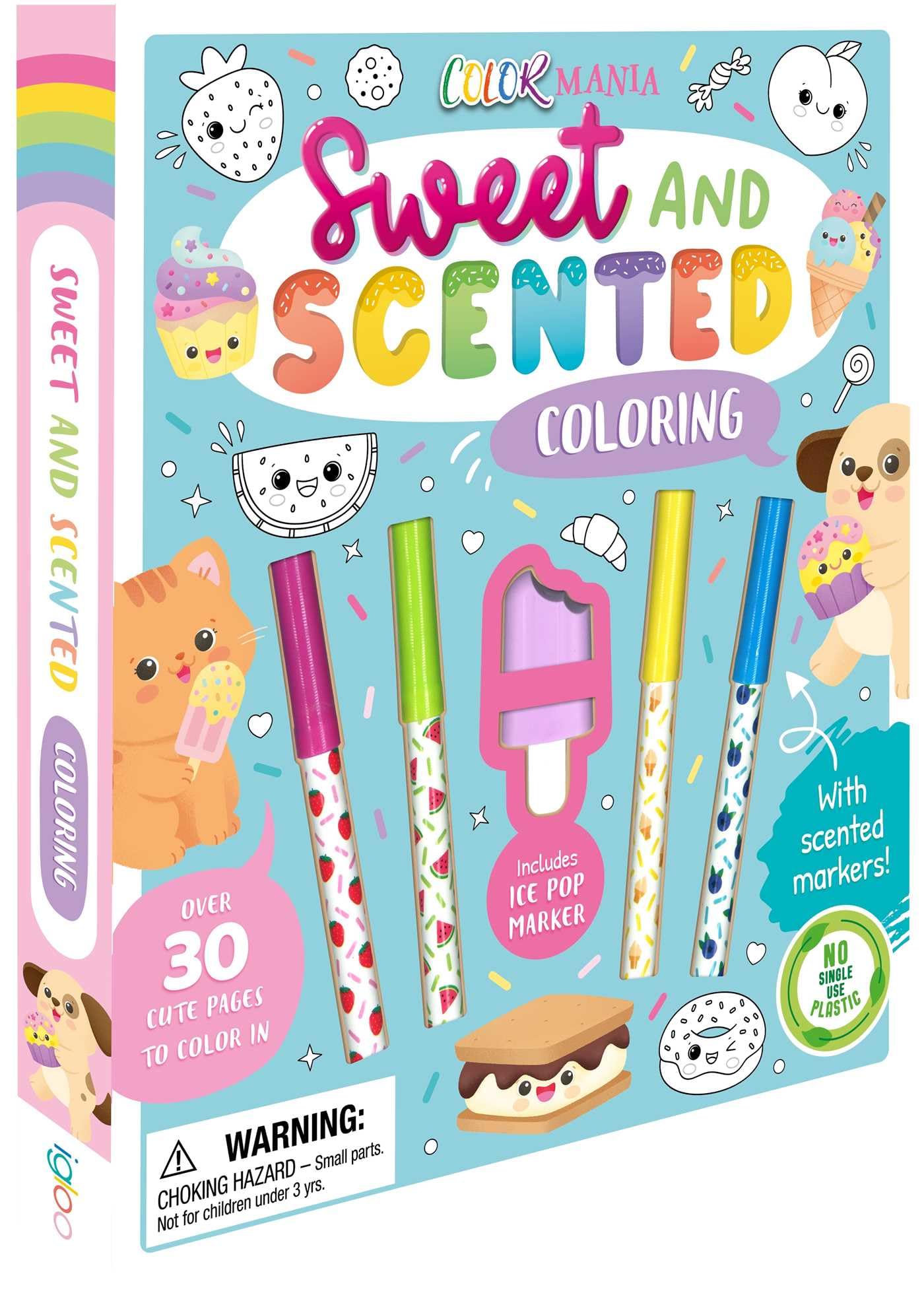 Colormania Sweet and Scented Coloring: with Scented Markers,New