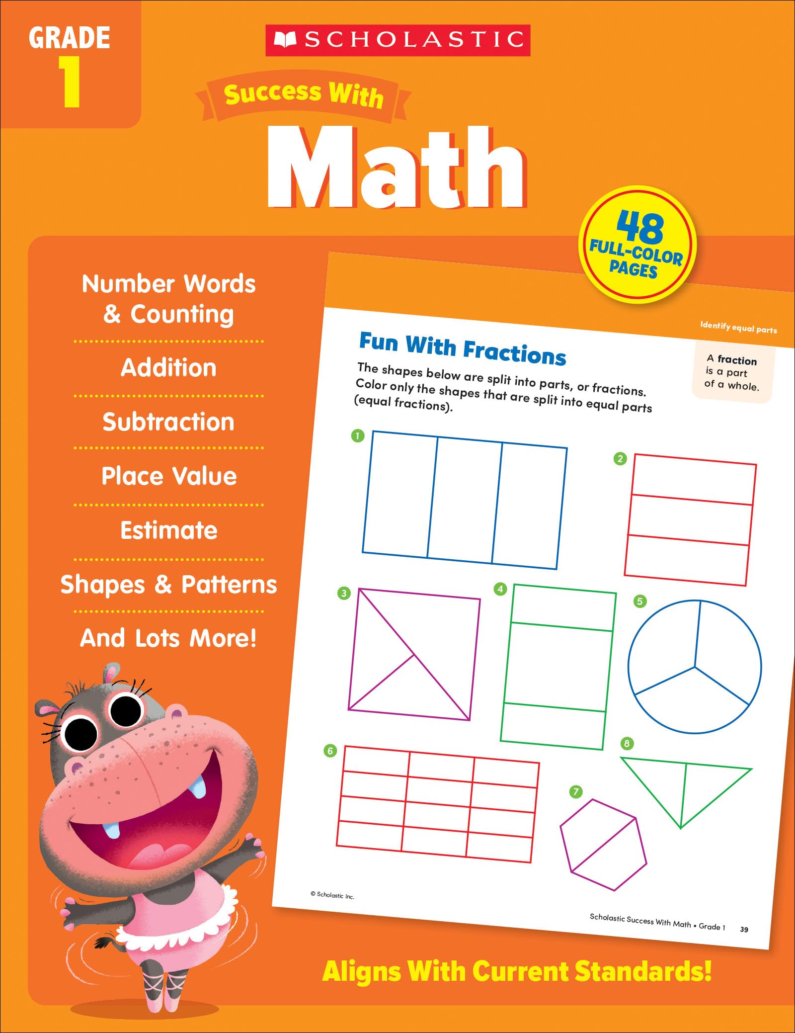 Scholastic Success With Math Grade 1 Workbook