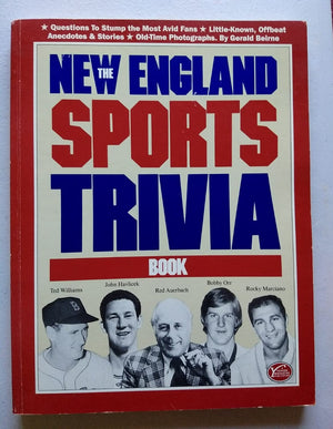 The New England sports trivia book,Used