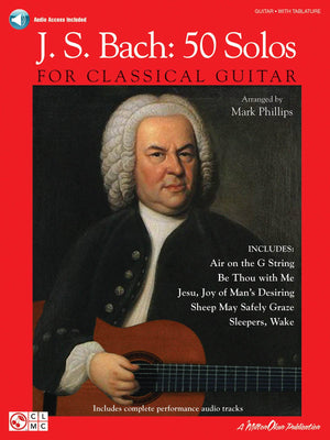 J.S. Bach  50 Solos for Classical Guitar,Used