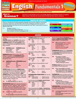 English Fundamentals 1 (Quick Study),Used