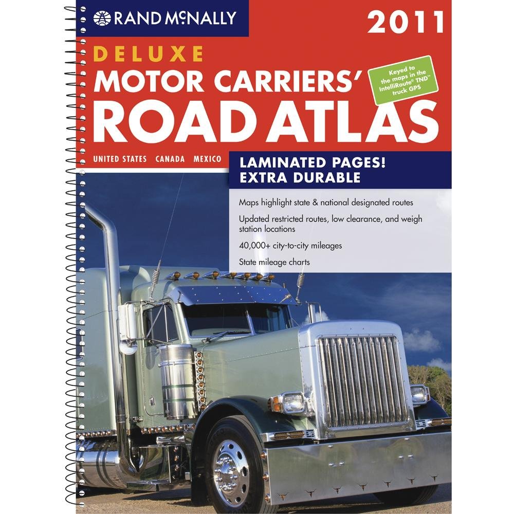 Rand Mcnally 2011 Deluxe Motor Carriers Road Atlas (Rand Mcnally Motor Carriers' Road Atlas),Used