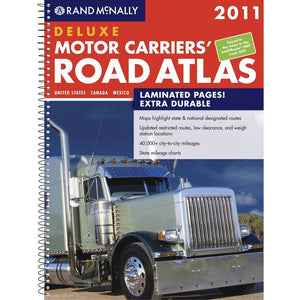Rand Mcnally 2011 Deluxe Motor Carriers Road Atlas (Rand Mcnally Motor Carriers' Road Atlas),Used