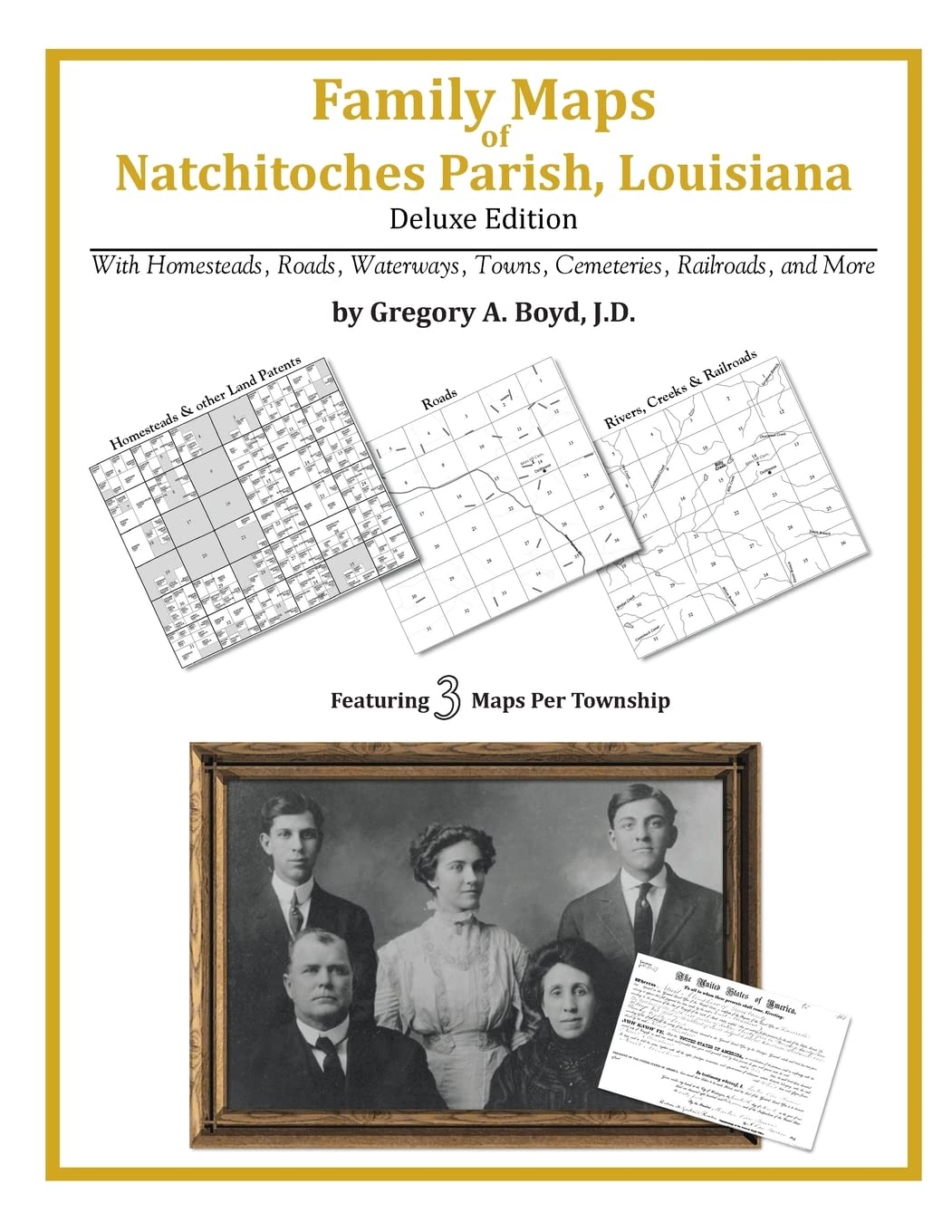 Family Maps of Natchitoches Parish, Louisiana,Used