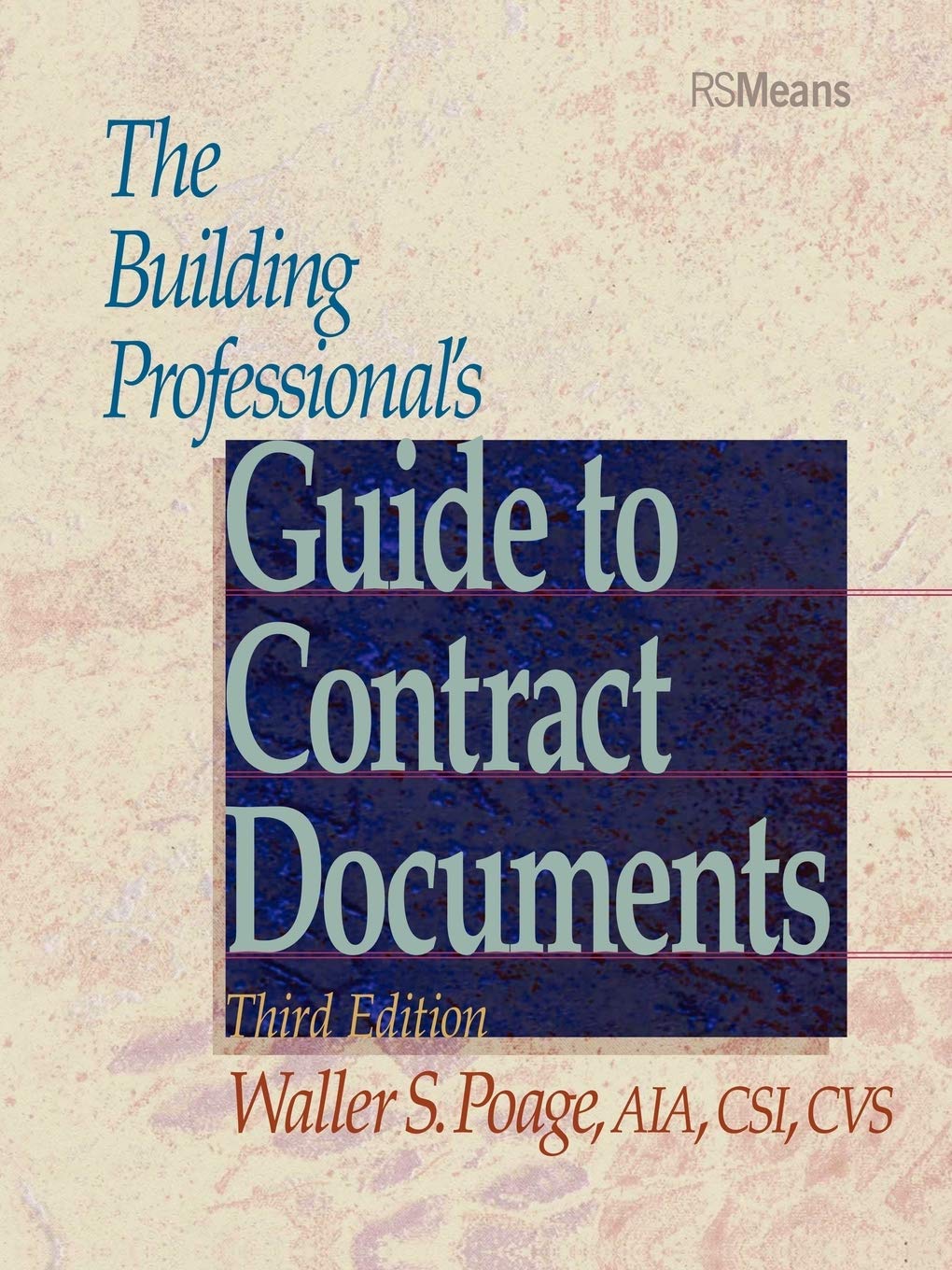 The Building Professional's Guide to Contracting Documents,Used