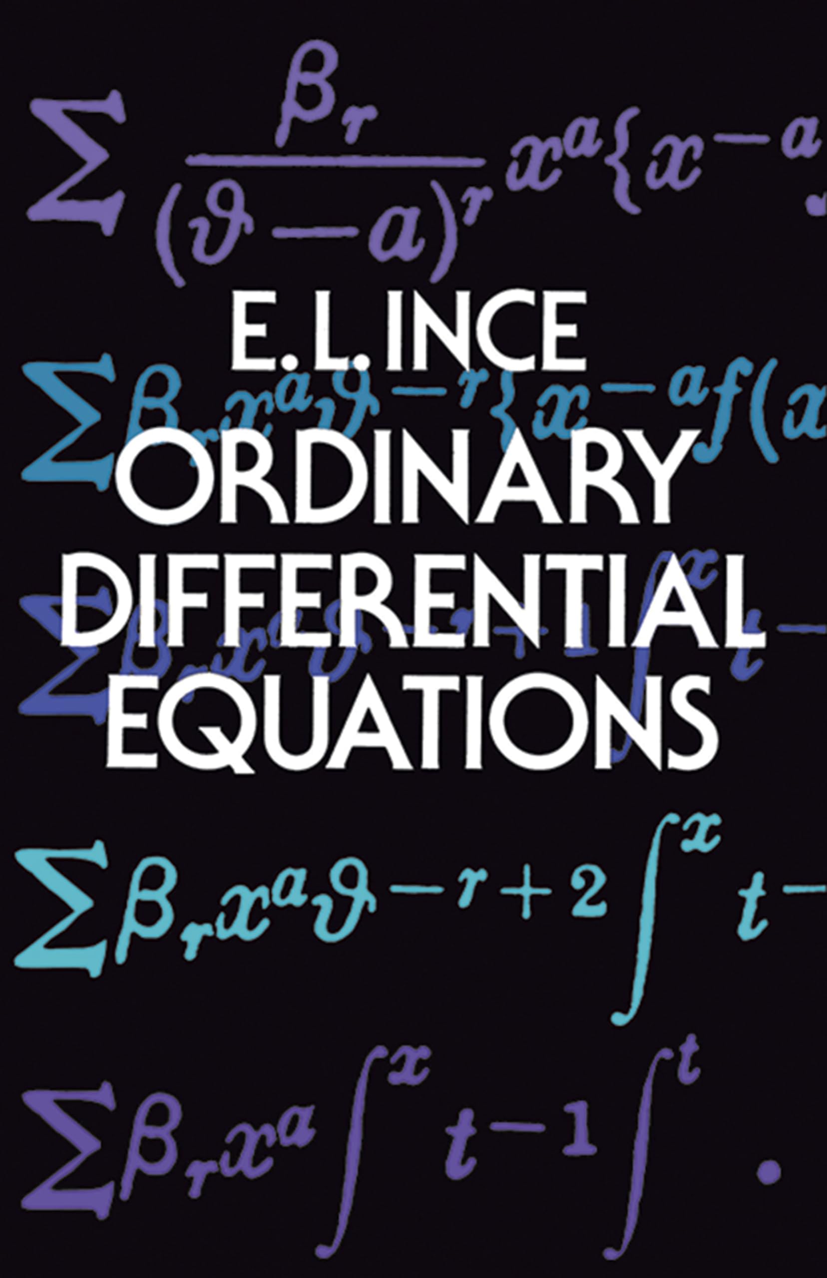 Ordinary Differential Equations (Dover Books On Mathematics),New