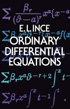 Ordinary Differential Equations (Dover Books On Mathematics),New