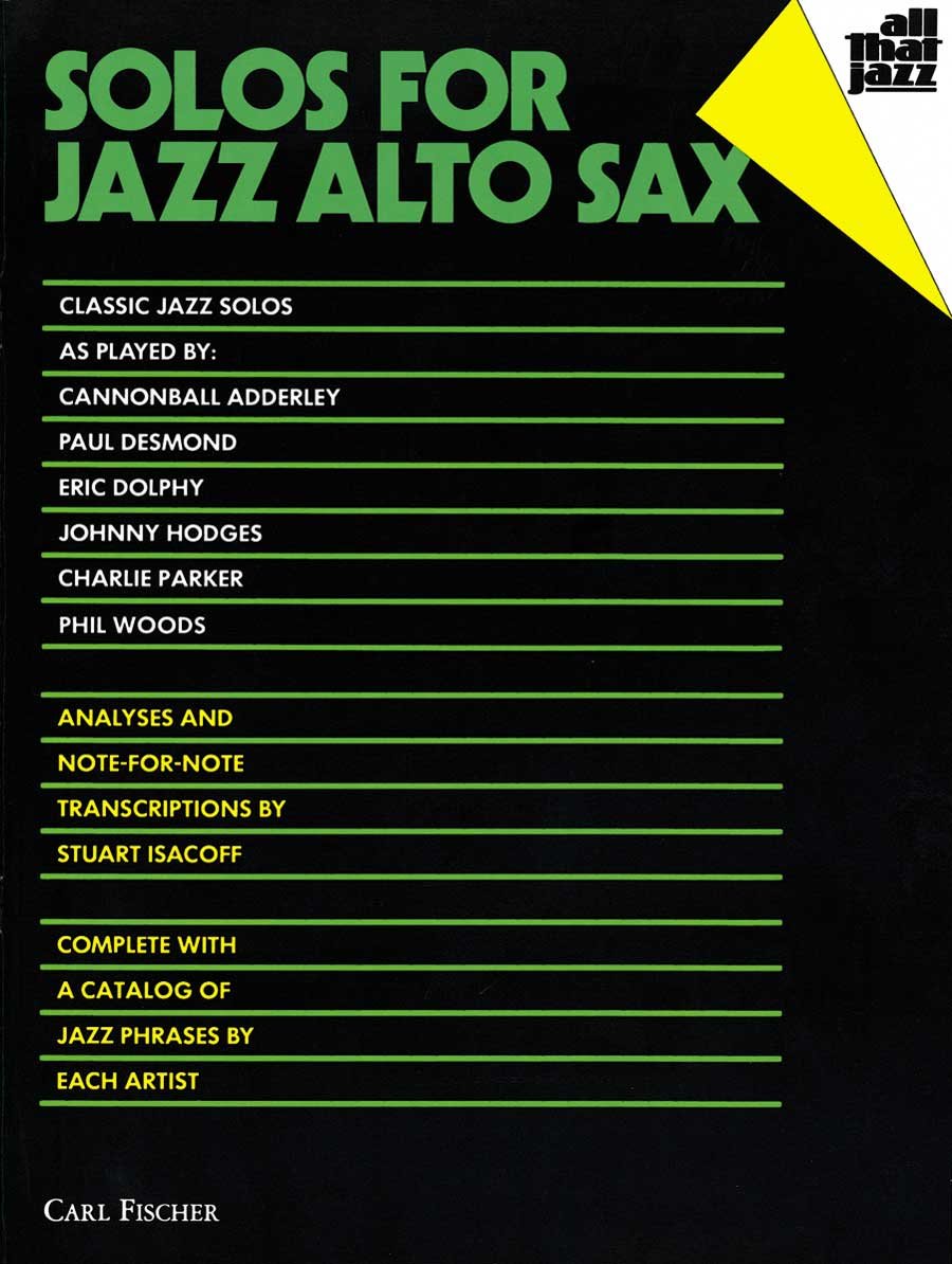 Solos for Jazz Alto Sax (All That Jazz Series),Used