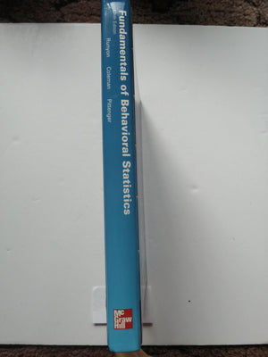 Fundamentals Of Behavioral Statistics