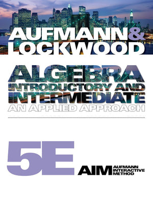 Student Solutions Manual for Aufmann/Lockwoods Algebra: Introductory and Intermediate: An Applied Approach, 5th,Used