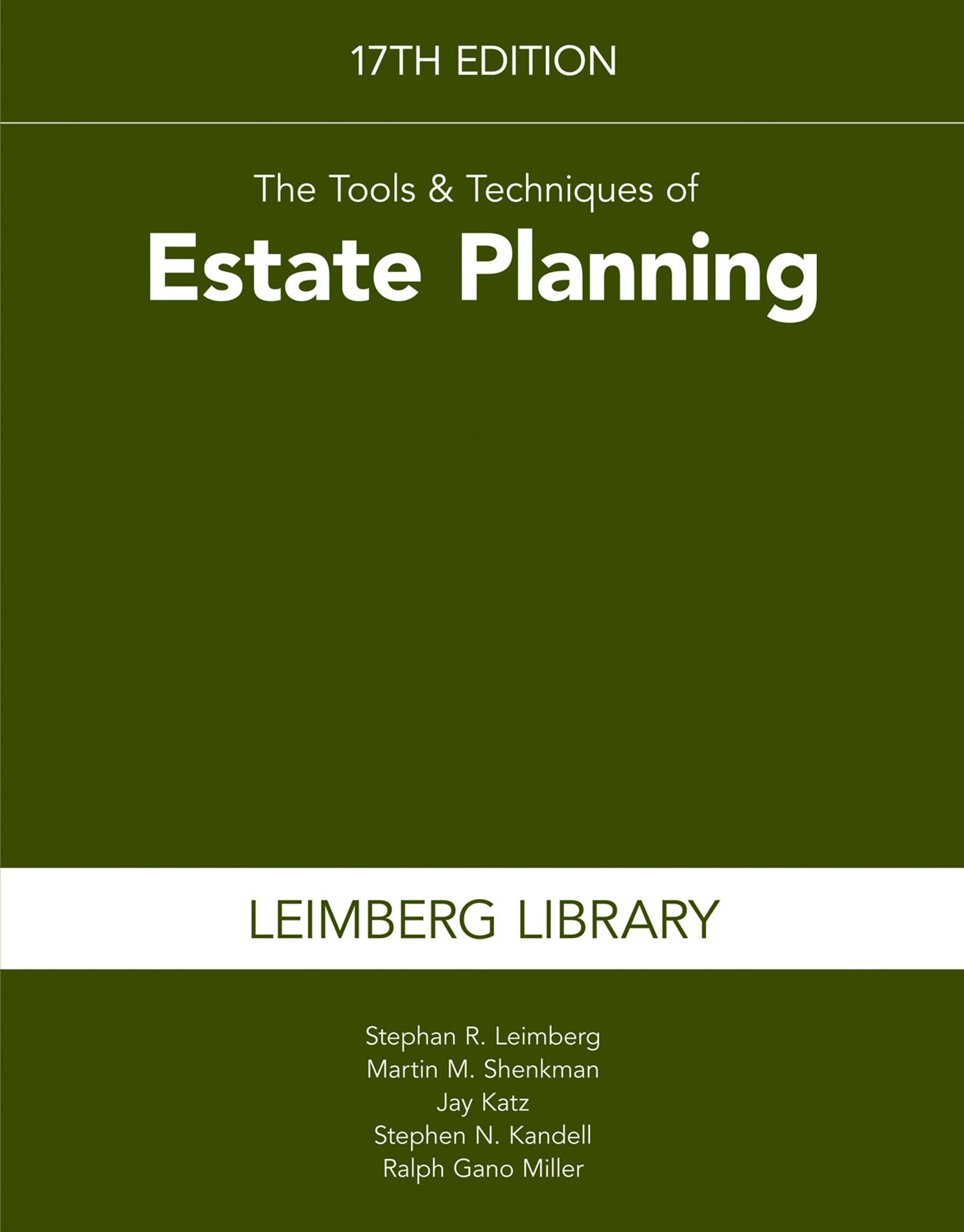 The Tools & Techniques of Estate Planning 17th edition,Used