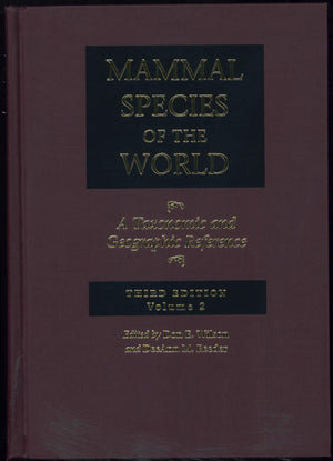 Mammal Species of the World : A Taxonomic and Geographic Reference, 2volume set,New