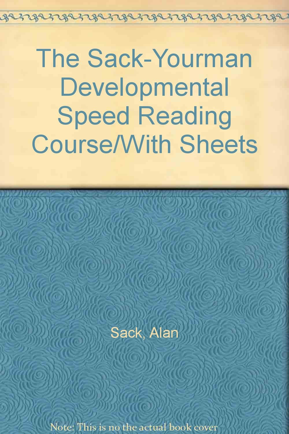 The SackYourman Developmental Speed Reading Course/With Sheets,Used