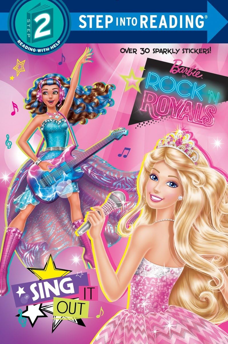 Sing It Out (Barbie in Rock 'n Royals) (Step into Reading),Used
