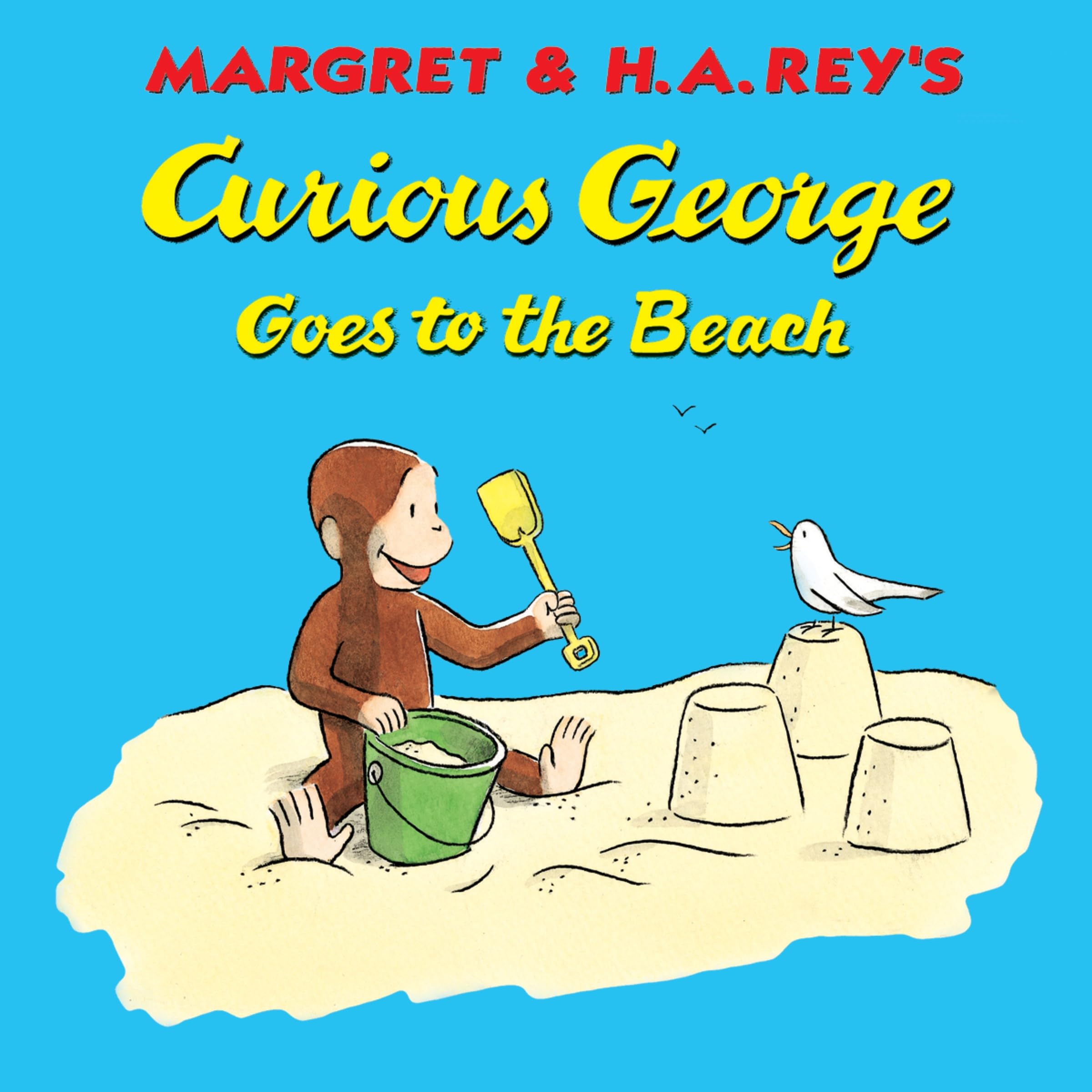 Curious George Goes To The Beach With Downloadable Audio-used
