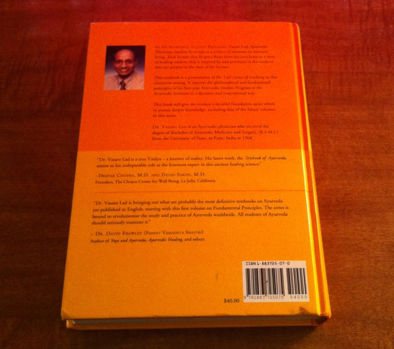 Textbook of Ayurveda, Vol. 1: Fundamental Principles of Ayurveda,New