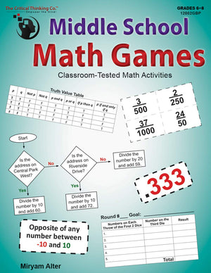 Middle School Math Games: Classroomtested Math Activities (Grades 68)