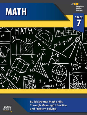 Steckvaughn Core Skills Mathematics: Workbook Grade 7,New