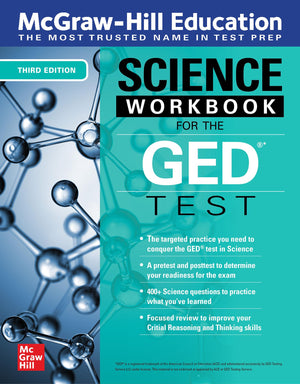McGrawHill Education Science Workbook for the GED Test, Third Edition,New