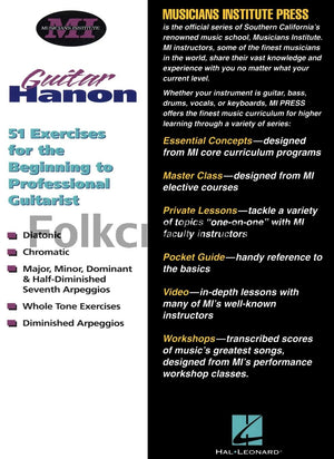 Guitar Hanon: Private Lessons Series (Private Lessons / Musicians Institute),New