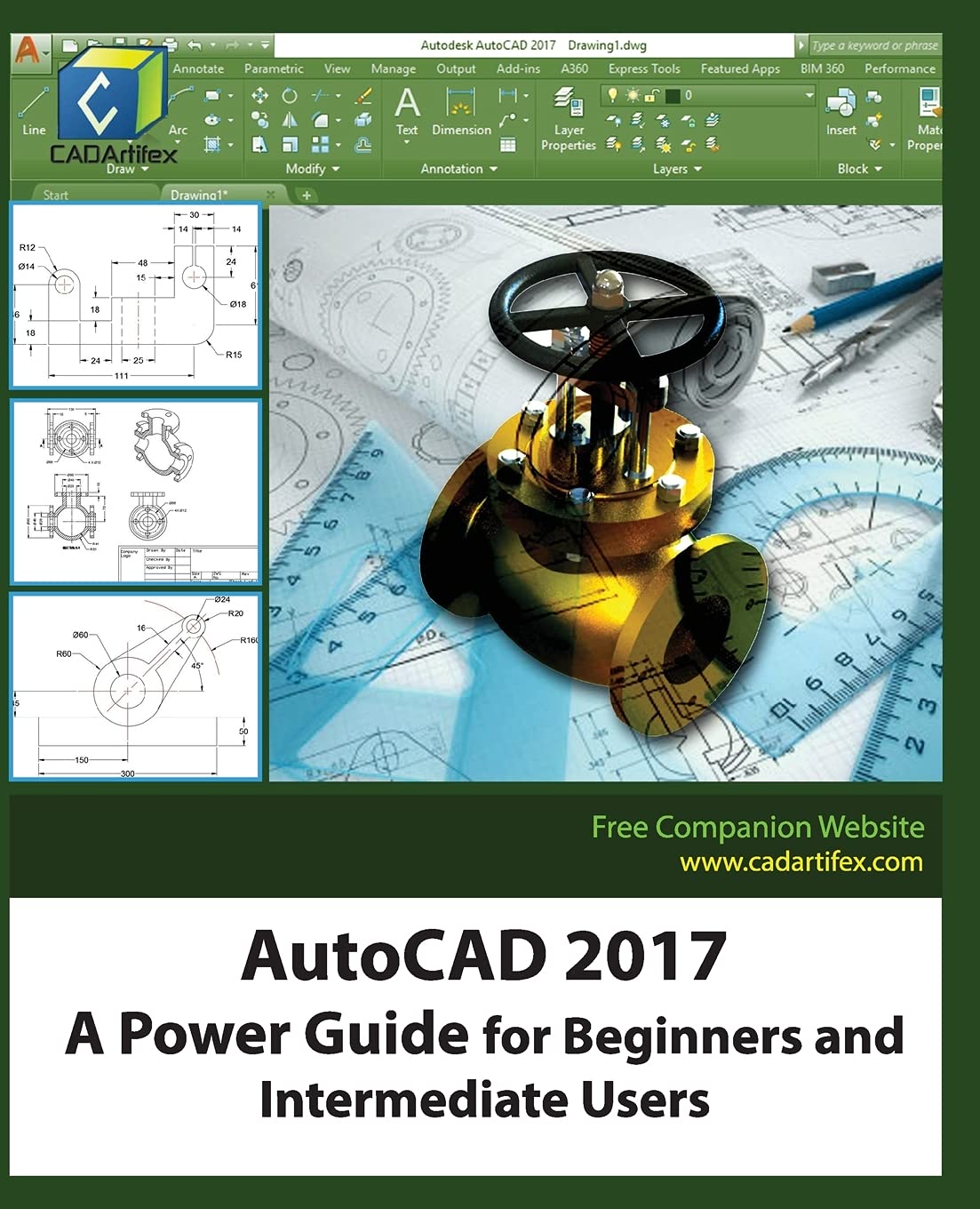 AutoCAD 2017: A Power Guide for Beginners and Intermediate Users,Used