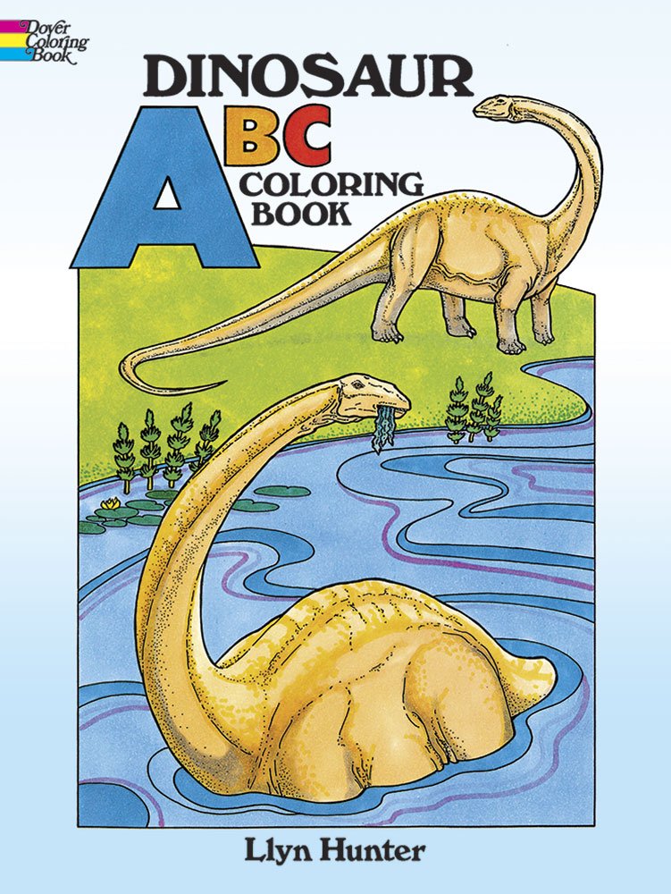 Dinosaur ABC Coloring Book (Dover Alphabet Coloring Books),Used
