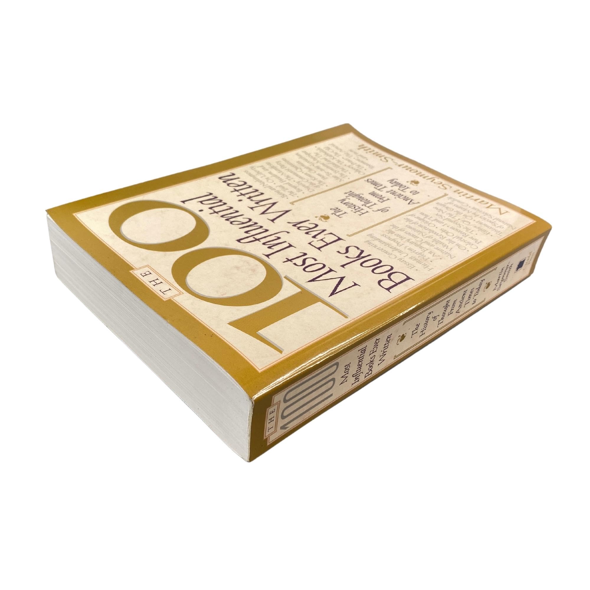 The 100 Most Influential Books Ever Written: The History Of Though From Ancient Times To Today,New