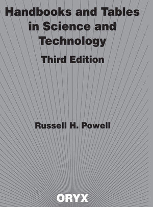 Handbooks and Tables in Science and Technology,Used