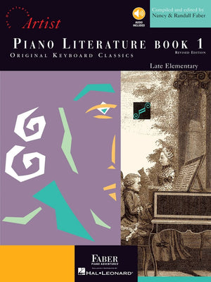 Piano Literature  Book 1 Developing Artist Original Keyboard Classics Book/Online Audio,Used