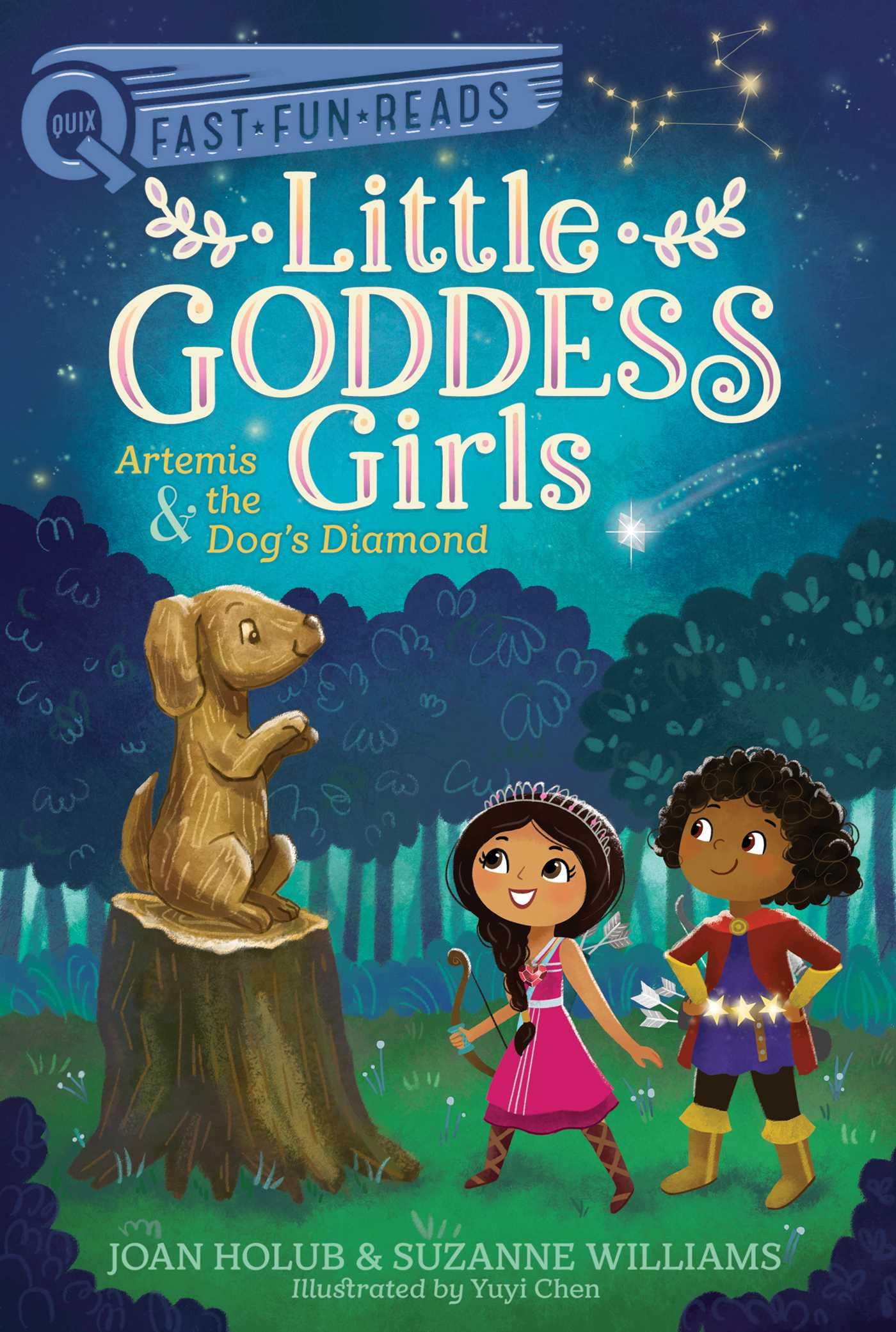 Artemis & the Dog's Diamond: A QUIX Book (12) (Little Goddess Girls),New