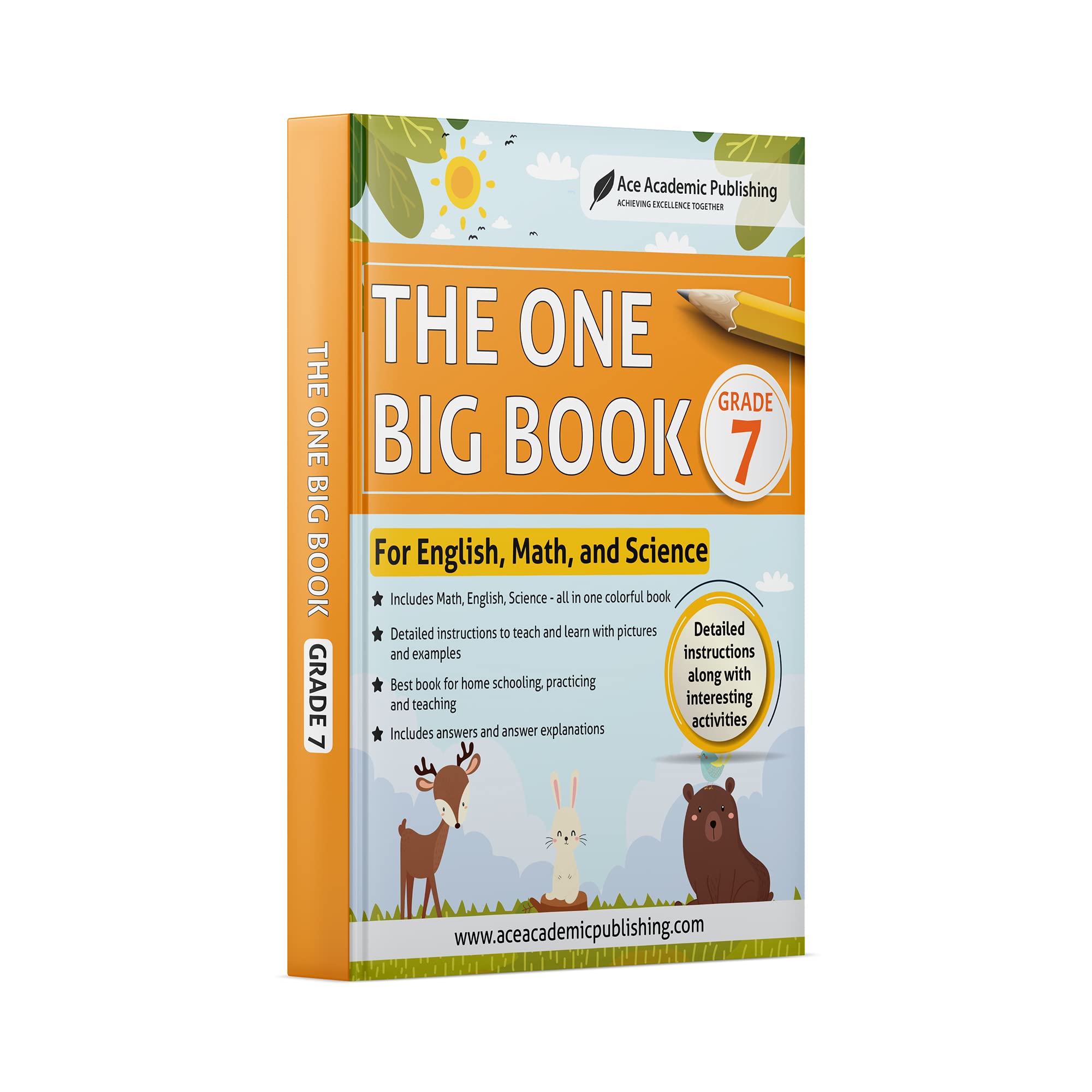 The One Big Book  Grade 7: For English, Math and Science,Used