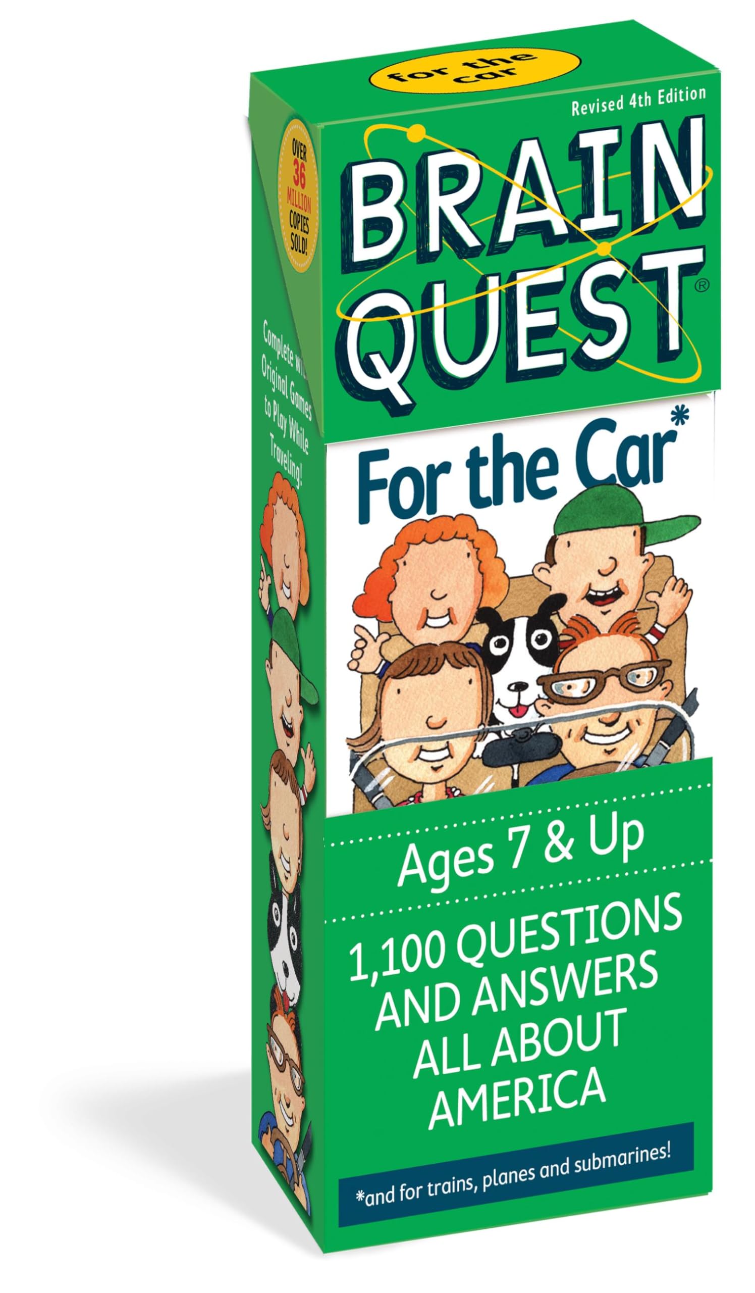 Brain Quest For The Car: 1100 Questions And Answers To Challenge The Mind. Teacherapproved! (Brain Quest Decks) (Brain Quest Sm