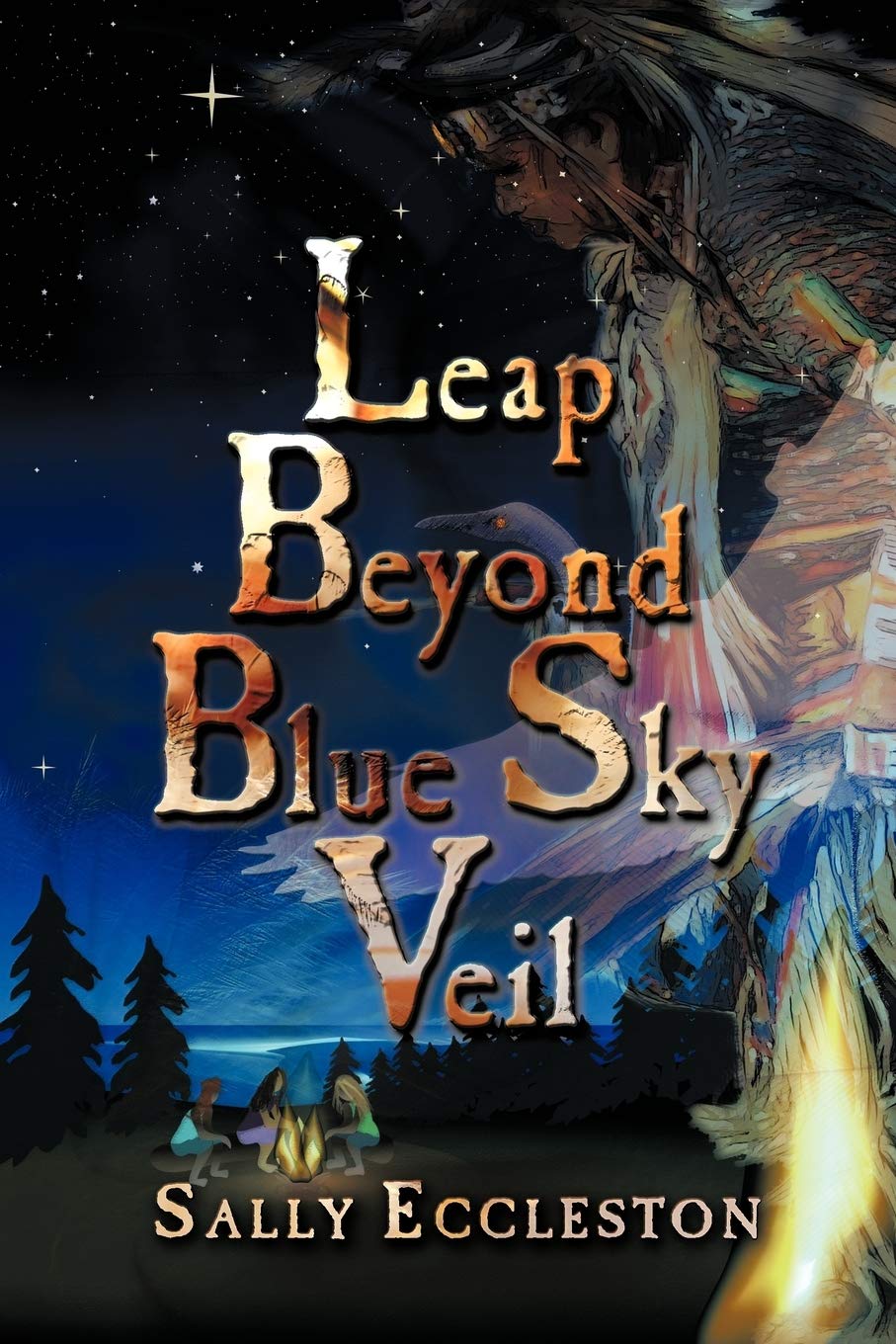 Leap Beyond Blue Sky Veil,Used