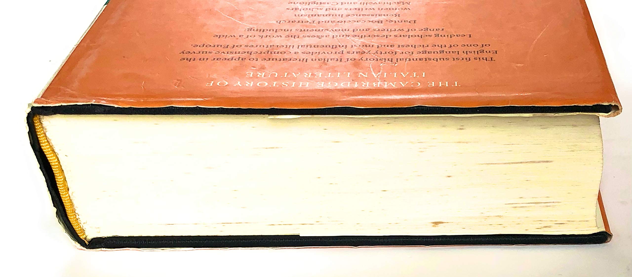 The Cambridge History of Italian Literature,Used