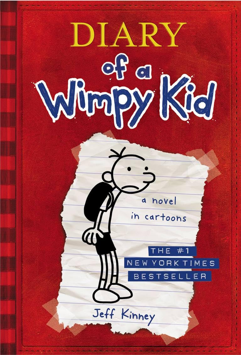 CALOTO Diary of a Wimpy Kid #1: Greg Heffley's Journal - Engaging Children's Book for Young Readers