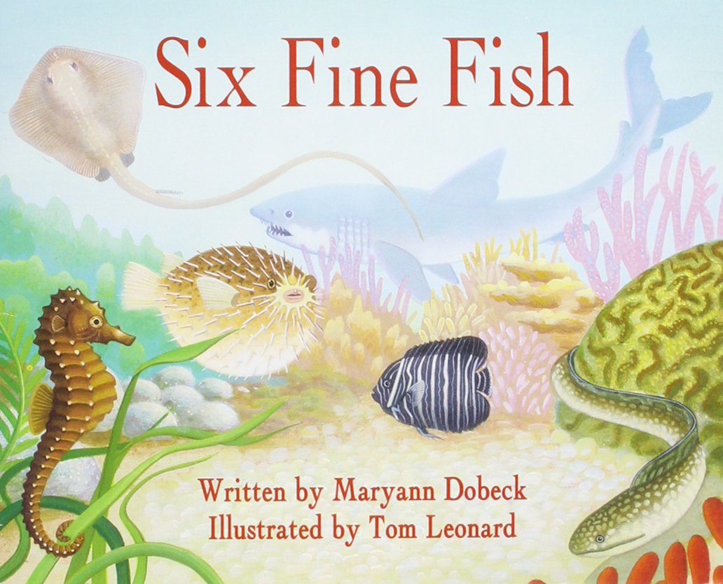 READY READERS, STAGE 3, BOOK 17, SIX FINE FISH, SINGLE COPY,Used