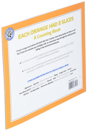 Each Orange Had 8 Slices (Counting Books (Greenwillow Books)),New